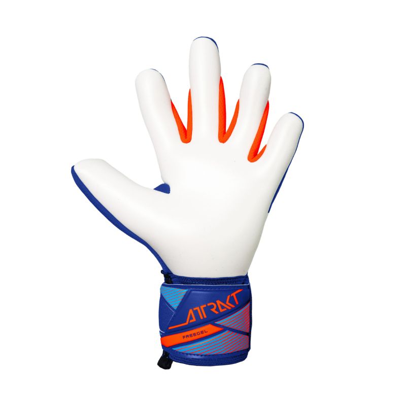 Reusch Attrakt Freegel Advance Goalkeeper Gloves Blue-Orange 5670235 4129