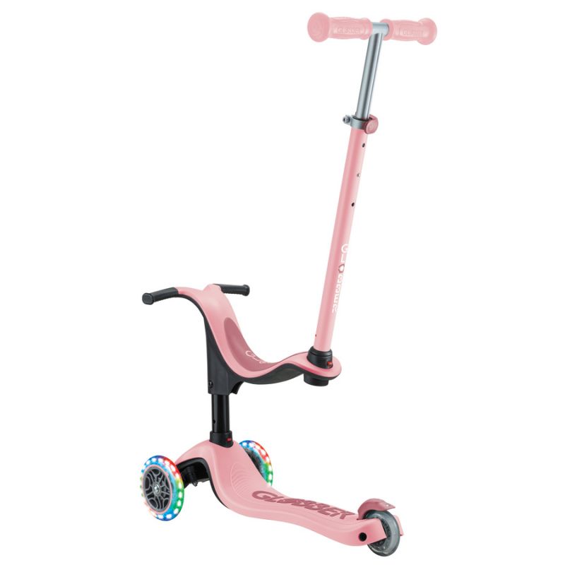 Scooter with seat GO•UP SPORTY LIGHTS (452-710-4 S) Accessories/Skating/Hulajnogi/Traditional/For kids/Globber Your Sports Performance
