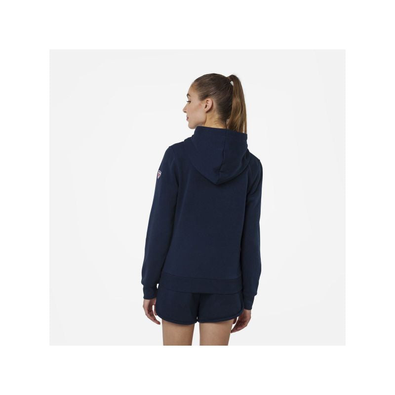 Rossignol W LOGO SWEAT FZ HOOD FL navy blue Rossignol