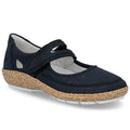 Women's Velcro Shoes Navy Blue Rieker 44859-14 To be categorized Your Sports Performance