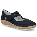 Women's Velcro Shoes Navy Blue Rieker 44859-14 To be categorized Your Sports Performance