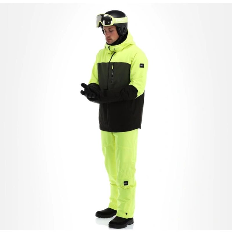 O'neill Men's Winter Sports Jacket Carbonite Snowboard Skis 10K Green Black To be categorized Your Sports Performance