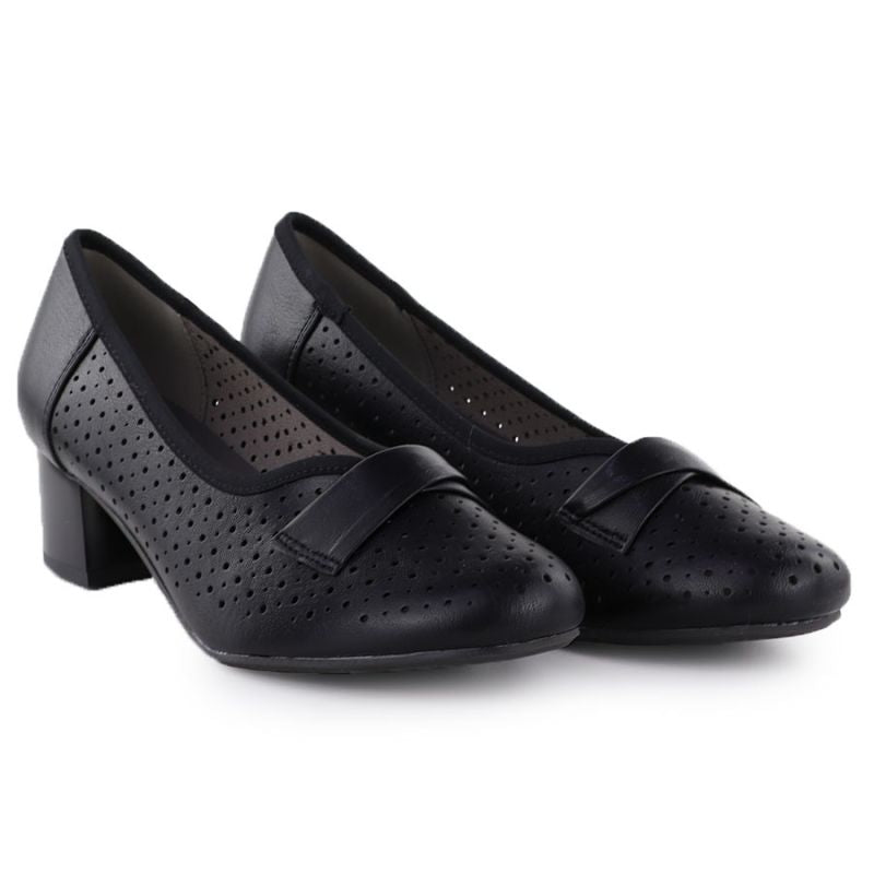 Women's openwork black pumps Jezzi 233-12 To be categorized Your Sports Performance