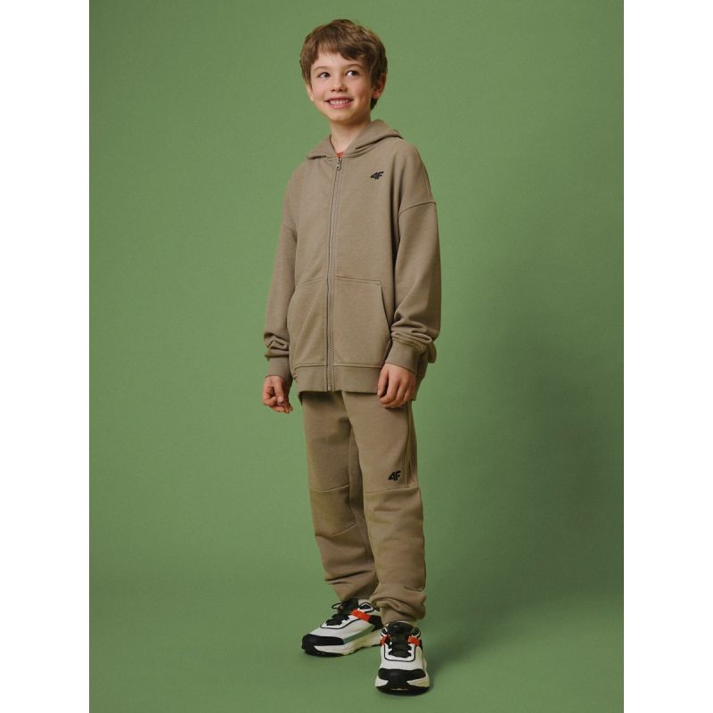 Boy's loose hooded sweatshirt 4F 4FJRSS26TSWSM3051-83S