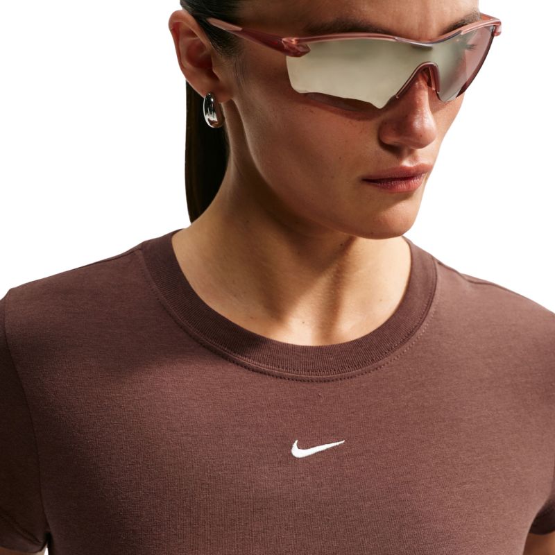 Nike Sportswear Chill Knit Women's T-Shirt Light Brown FV5508 259