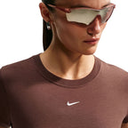 Nike Sportswear Chill Knit Women's T-Shirt Light Brown FV5508 259
