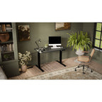 Electric height adjustable desk MOON 121x67x72-120 black/anthracite Biurka/Biurka nowoczesne Your Sports Performance