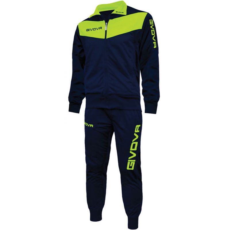 Tracksuit Givova Tuta Visa Fluo TR018F 0419 Clothing/Football/Mężczyźni/Joma Givova