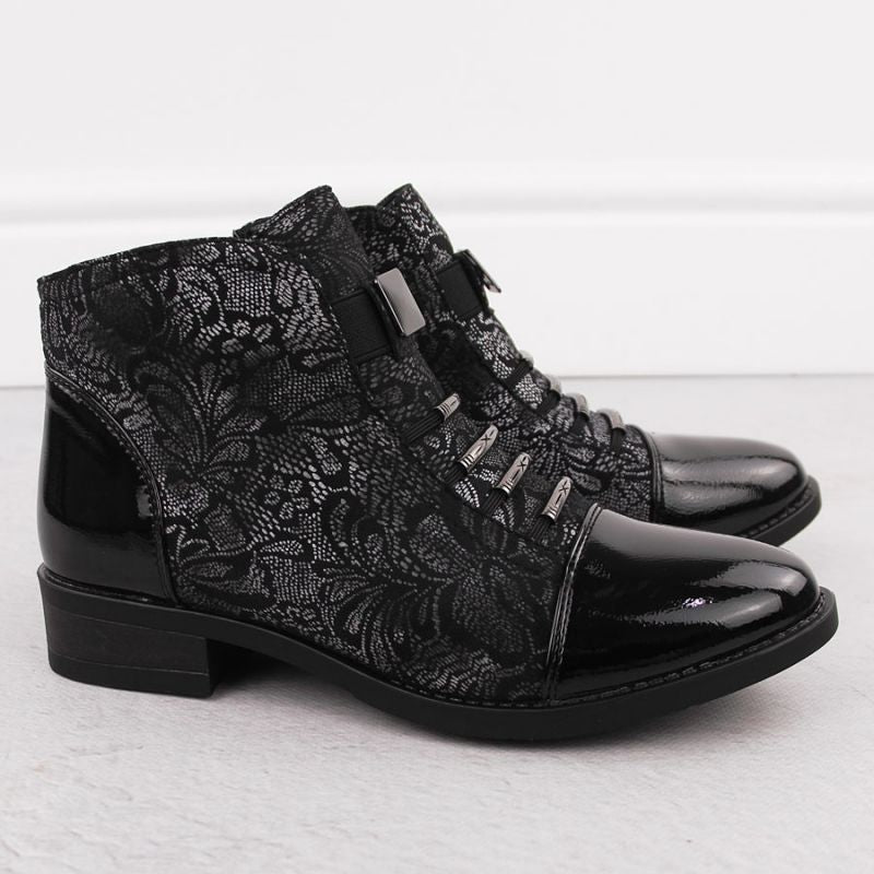 Women's black worker boots with socks Sabatina To be categorized Your Sports Performance