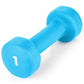 2x1kg vinyl dumbbells Accessories/Training equipment Your Sports Performance