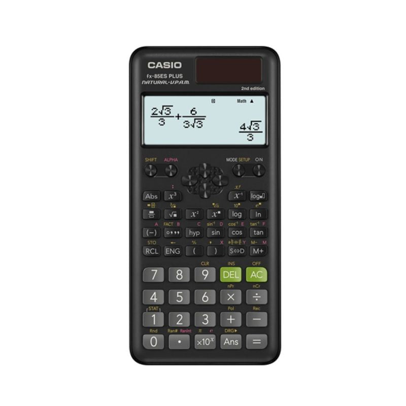 CASIO FX-85ESPLUS-2 B SCIENTIFIC CALCULATOR 252 FUNCTIONS, 77X162MM, CARDBOARD BOX, BLACK In preparation Your Sports Performance