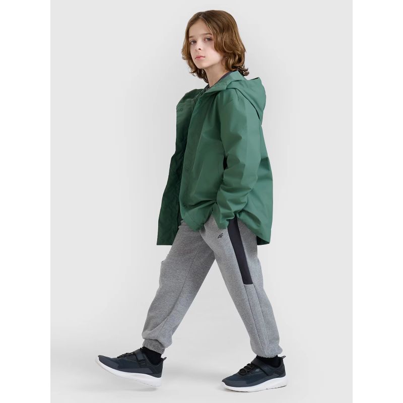 Children's transitional raincoat with rubber coating 4F 4FJWSS25TJACU213-41S *Kategoria tymczasowa Your Sports Performance