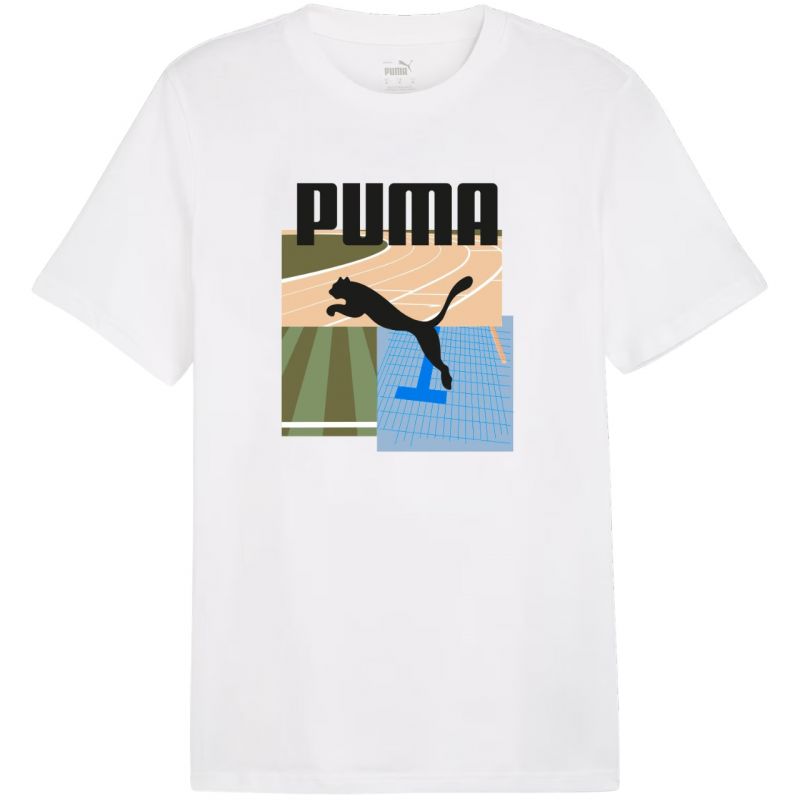 Puma Graphics Summer Sports Tee II M 627909 02 Clothing/Lifestyle/T-shirts Puma