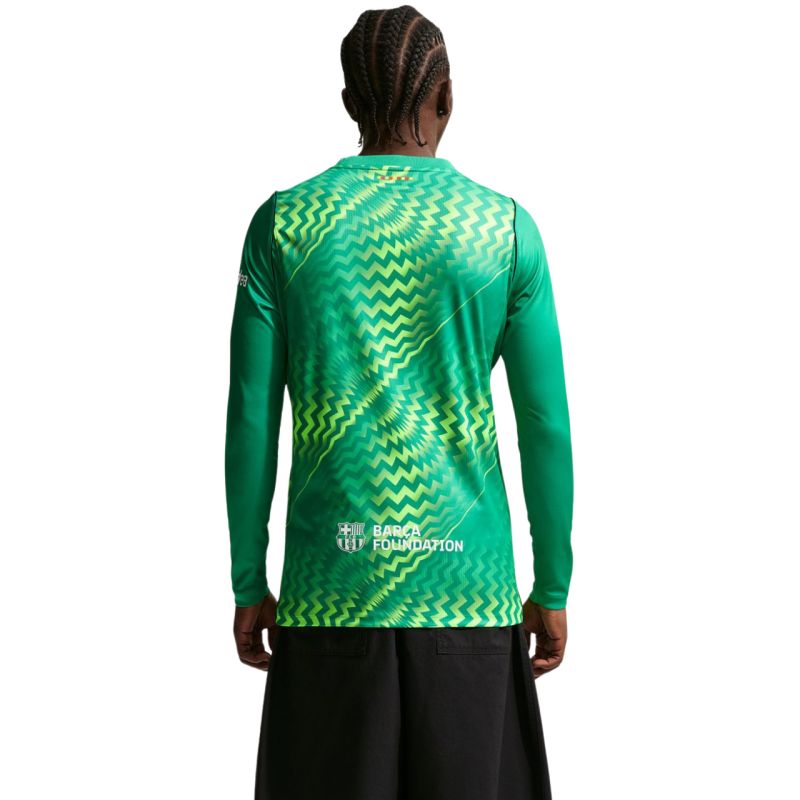 Nike FC Barcelona Stadium Goalkeeper2026/27 Men's Jersey Green II1997 324