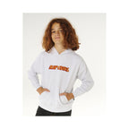 RIP CURL Eternal Shred Logo Hood-Boy Gray