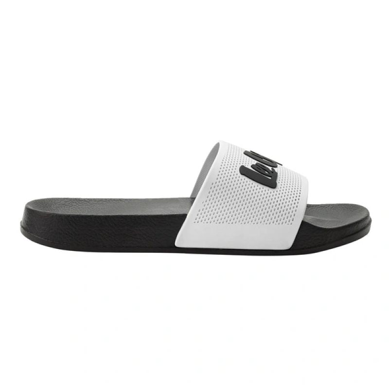 Lee Cooper men's sneakers slip-on slippers comfortable lightweight black white Lee Cooper