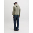 Jack&Jones Men's Hoodie JJCLEVELAND SWEAT HOOD SN 12298441 VETIVER