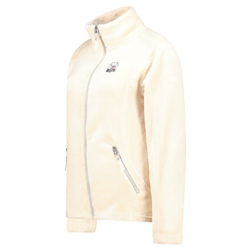 Women’s Fleece Jacket Geographical Norway TICARINA OFF WHITE DB LADY 0124 (WZ8084F/GN-OFF WHITE)