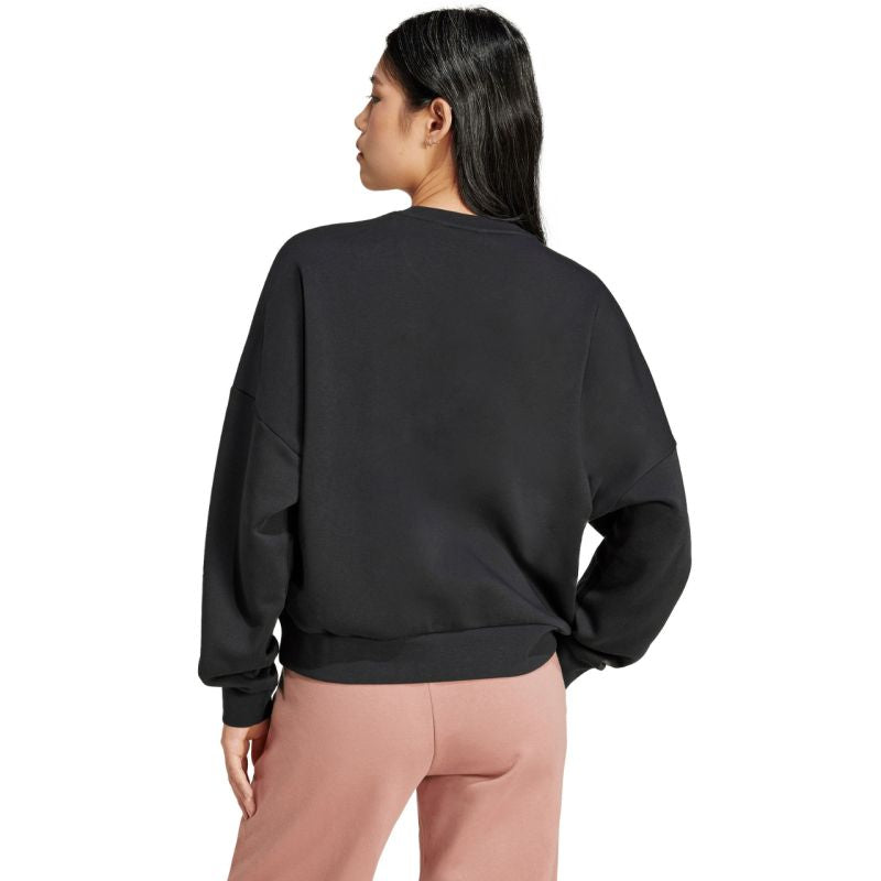 adidas Essentials Small Logo Feelcozy Women's Sweatshirt Black JC5932