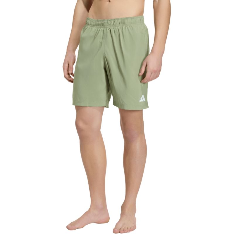 Men's adidas Ess 8IN swim shorts olive KG1661