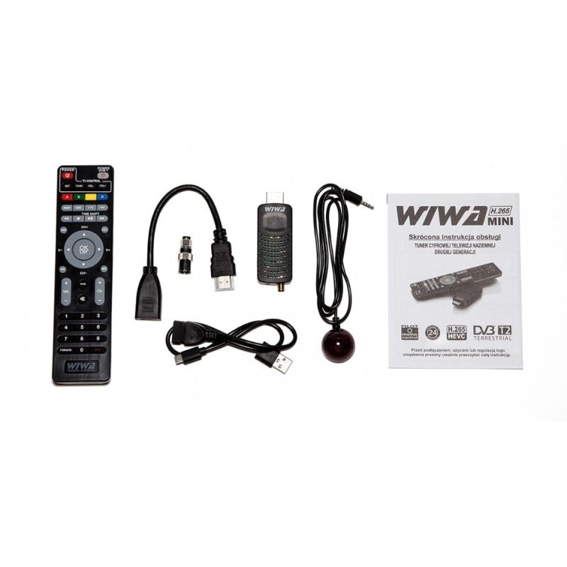 WIWA DVB-T/T2 TUNER H.265 MINI Telewizja naziemna/DVB-T Tunery Your Sports Performance