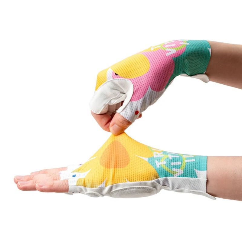 Rockbros S389 Women's Short Shock Absorbing Cycling Gloves L - Multicolor