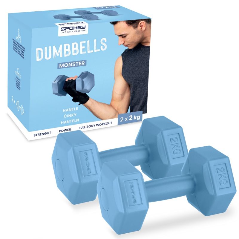 Spokey Monster dumbbells 2x 2 kg SPK-944047 Accessories/Training equipment Your Sports Performance