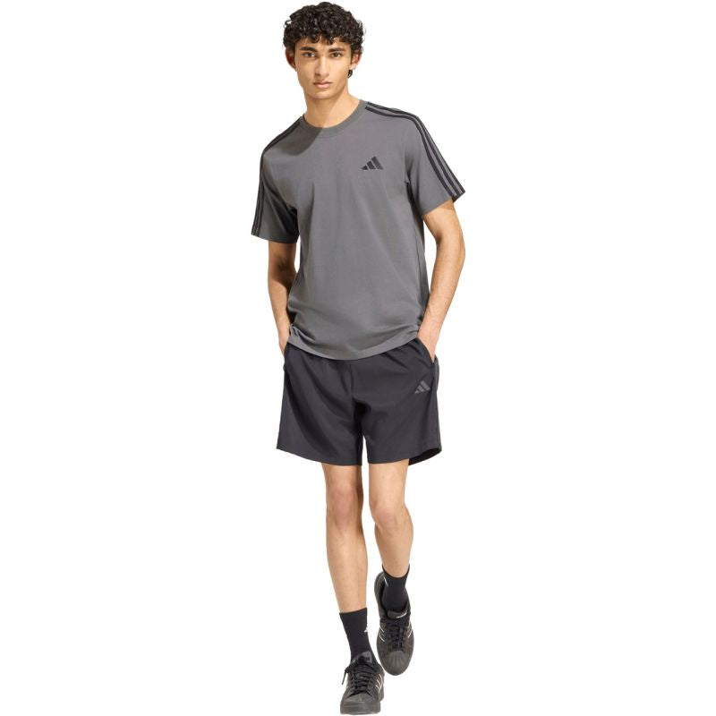 Men's adidas Essentials 3-Stripes Chelsea Lite Woven Shorts Black KY4148