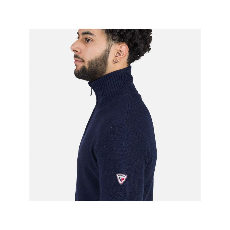 Rossignol Signature Hz Knit Navy Blue Sweater Rossignol