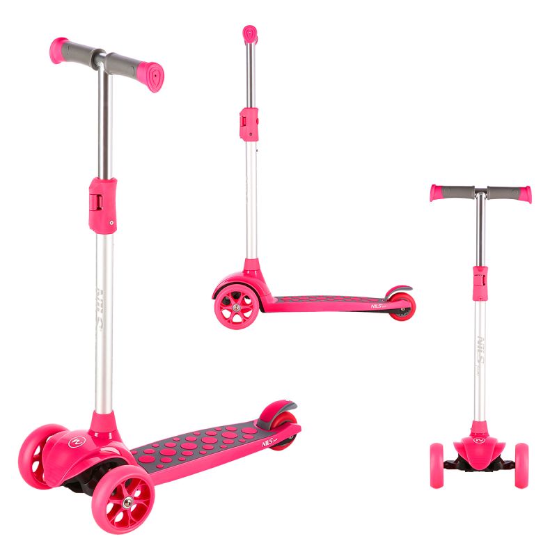 HLB02 PINK CHILDREN'S SCOOTER NILS FUN Kid/Toys Your Sports Performance