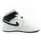 Nike Air Jordan 1 women's high-top sports shoes fashionable sneakers white black