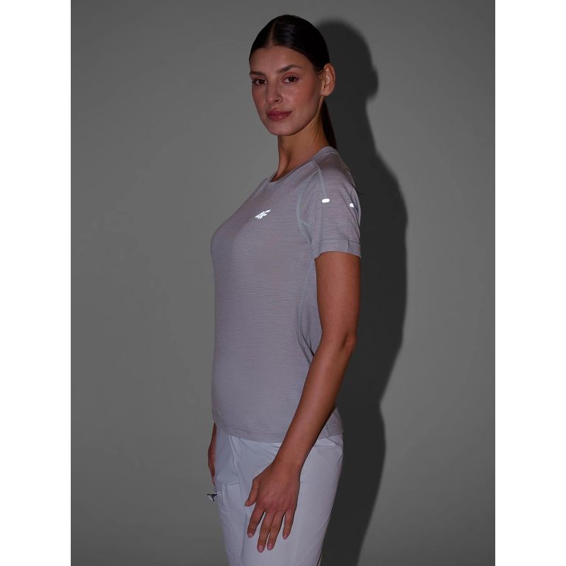 Women's Merino Wool Trekking T-shirt 4F 4FWSS25TFTSF1269-27S *Kategoria tymczasowa Your Sports Performance