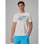 Men's regular printed T-shirt 4F 4FRSS26TTSHM4295-11S