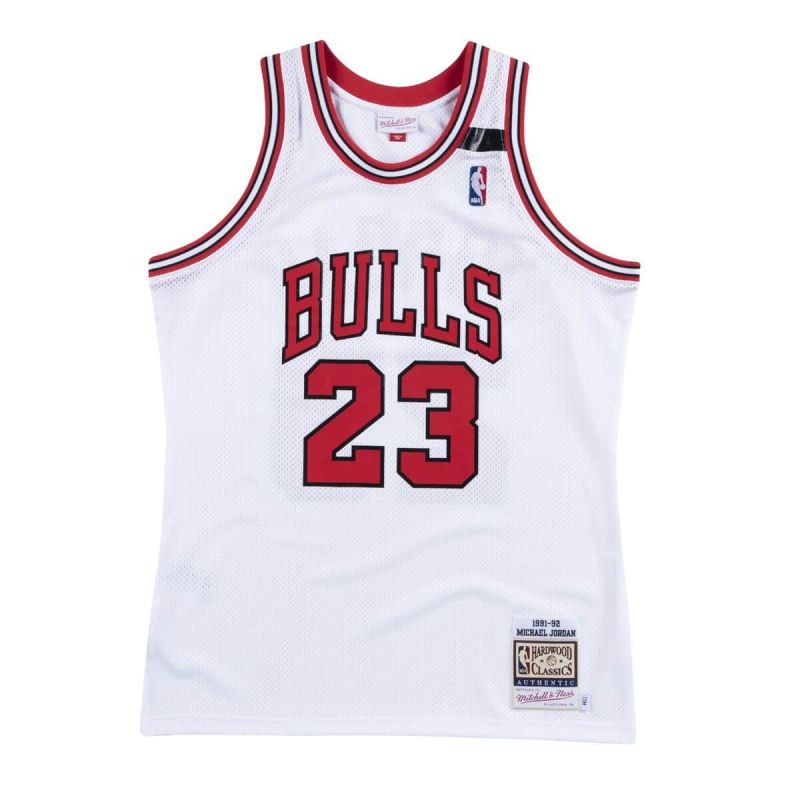 Mitchell & Ness Authentic Michael Jordan Chicago Bulls 1991-92 Game Jersey - AJY4LG19006-CBUWHIT91MJO Koszulki NBA Your Sports Performance