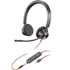 Poly Blackwire 3325 Stereo USB-C Headset +3.5mm Plug +USB-C/A Adapter Akcesoria GSM/Słuchawki przewodowe Your Sports Performance