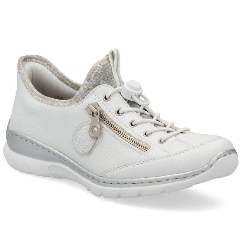 Women's white sports shoes Rieker L32F1-80 To be categorized Your Sports Performance