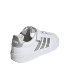 Adidas Grand Court 3.0 Kids' Shoes White and Silver JP9368