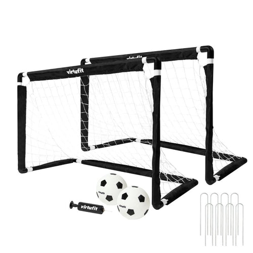 VIRTUFIT CHILDREN'S SOCCER GOAL SET WITH 2 BALLS AND PUMP - SOCCER GOALS - 92 In preparation Your Sports Performance