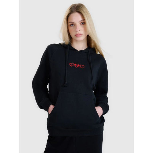 Women's sweatshirt with hood, open, 4F 4FRSS25TSWSF2265-20S *Kategoria tymczasowa Your Sports Performance