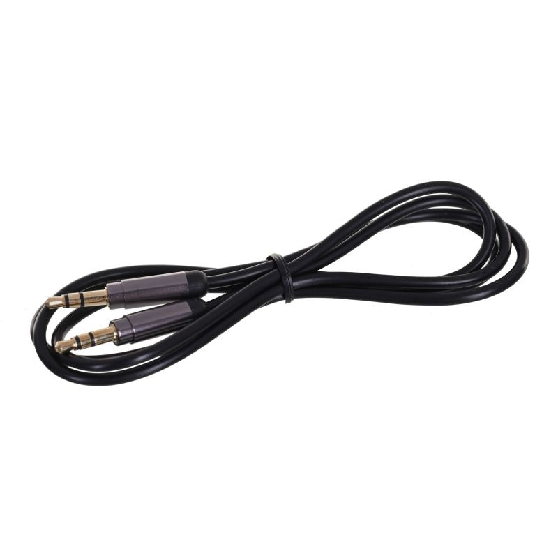 GEMBIRD CCAP-444-1M cable (Mini Jack M - Mini Jack M; 1m; black) Kable i adaptery/Kable JACK i RCA(Cinch) Your Sports Performance