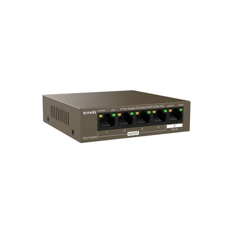 Tenda TEG1105PD Switch Komunikacja i łączność/Switch-e Your Sports Performance