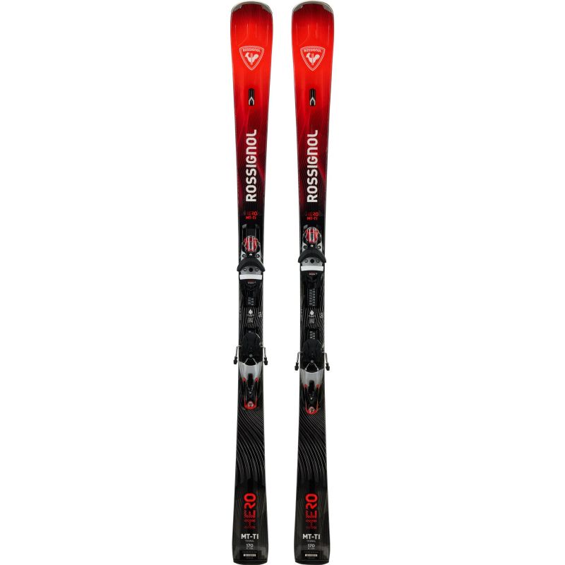 Rossignol Hero MT Ti C.A.M. Skis + LOOK NX 12 Konect GW B80 Silver Red Bindings