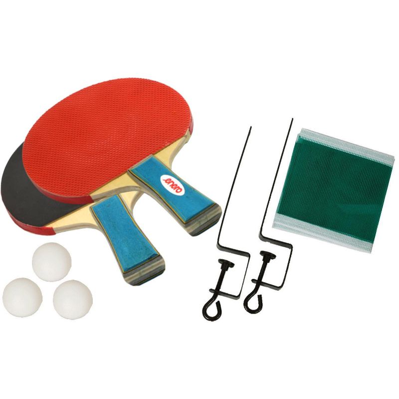 ENERO TABLE TENNIS SET 2 RACKETS 3 BALLS AND NET Accessories Your Sports Performance