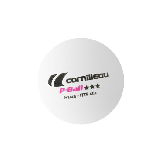 Cornilleau table tennis balls P-BALL ITTF white 3 pcs. Accessories/Balls/Table Tennis Your Sports Performance