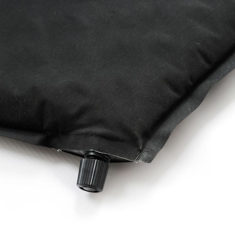 Meteor self-inflating mat, corrugated, black, 44412