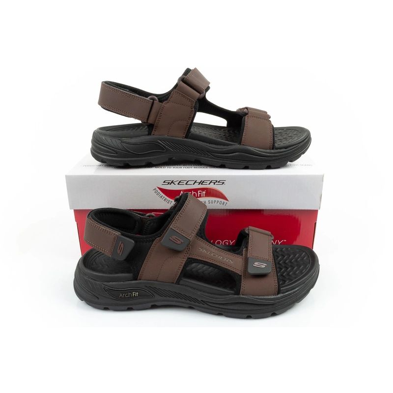 Skechers Arch Fit Men's Sandals with Velcro for Summer EB FIT