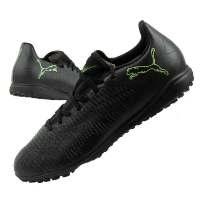 Puma men's sports shoes Future 8 Play TT turf football shoes black green Puma