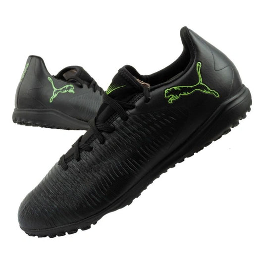 Puma men's sports shoes Future 8 Play TT turf football shoes black green Puma