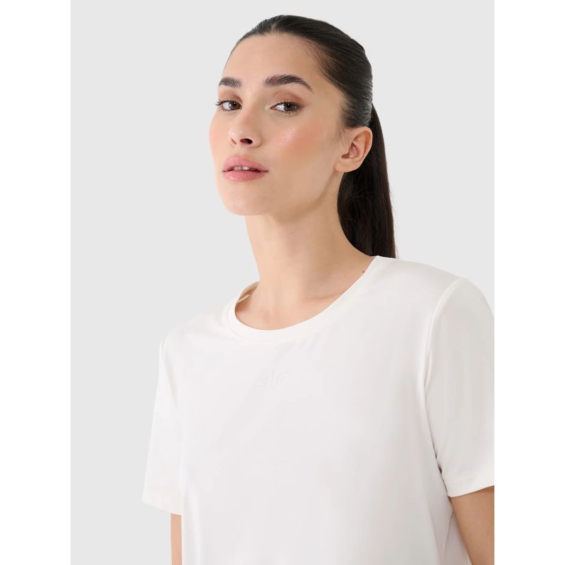 Women's quick-drying oversize training T-shirt 4F 4FRSS25TFTSF1236-11S *Kategoria tymczasowa Your Sports Performance
