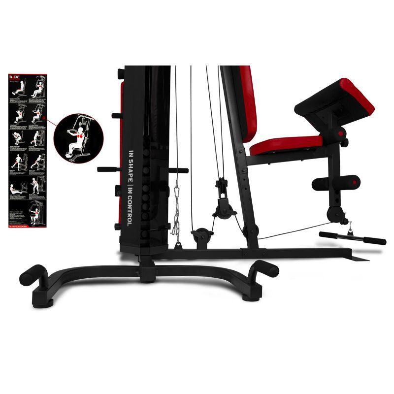 Multigym PRO BMG 4700 bench with weight stack 66kg Accessories/Training equipment/Sprzęt siłowy/Atlasy Your Sports Performance